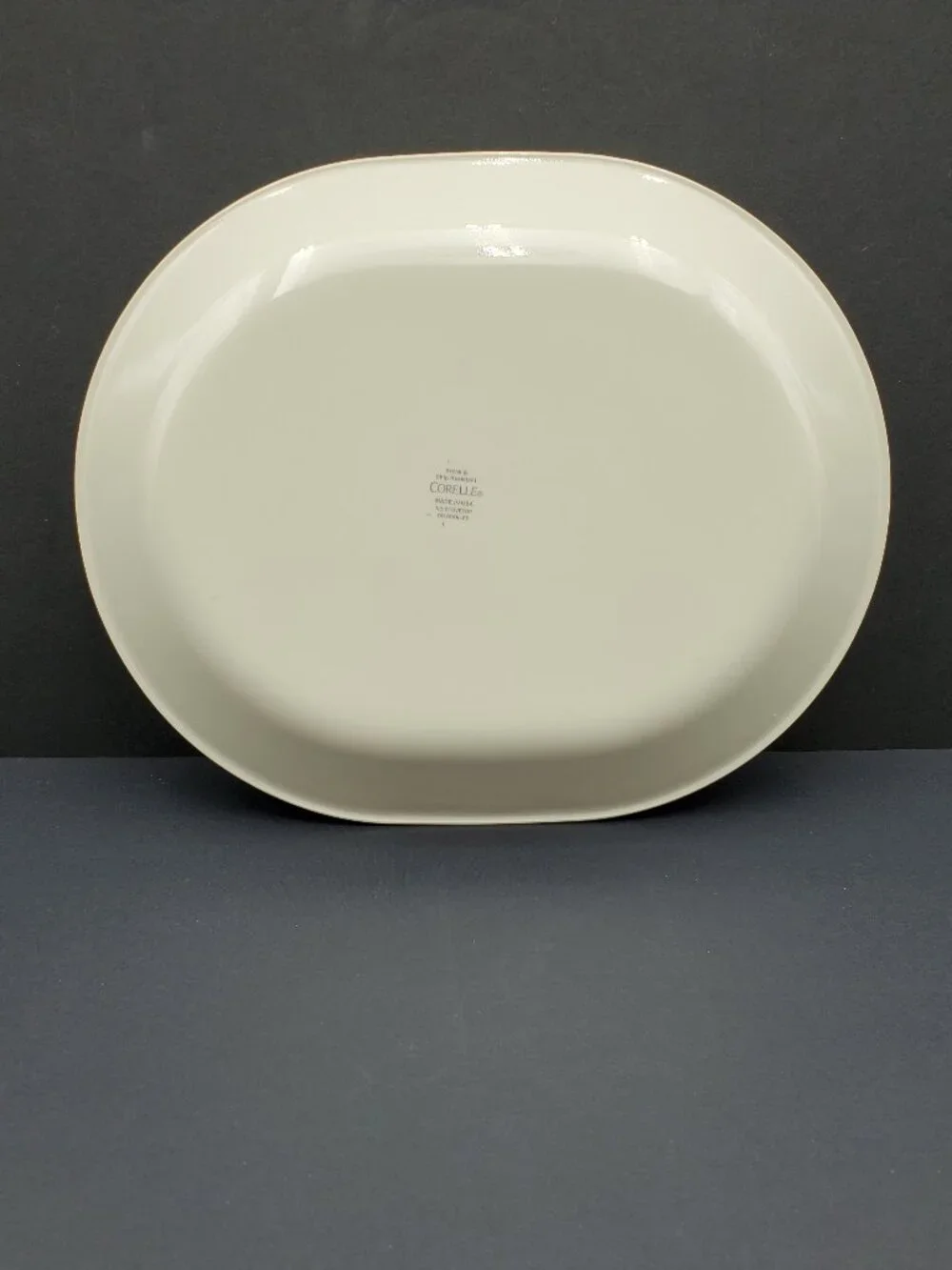 Corelle Sandstone Platter Corning Beige Oval Serving Plate